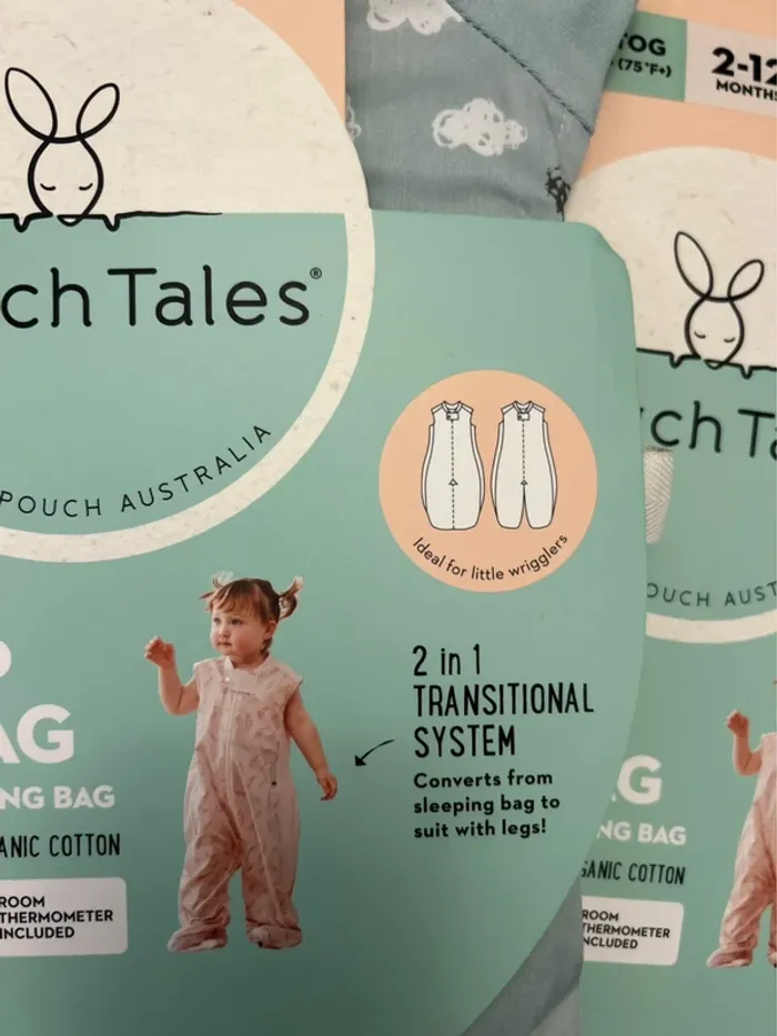 (New) Pack of 2 summer baby sleep bags 2-12m - photo numéro 4