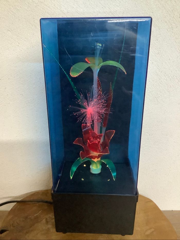 Lampe fibre optique vintage