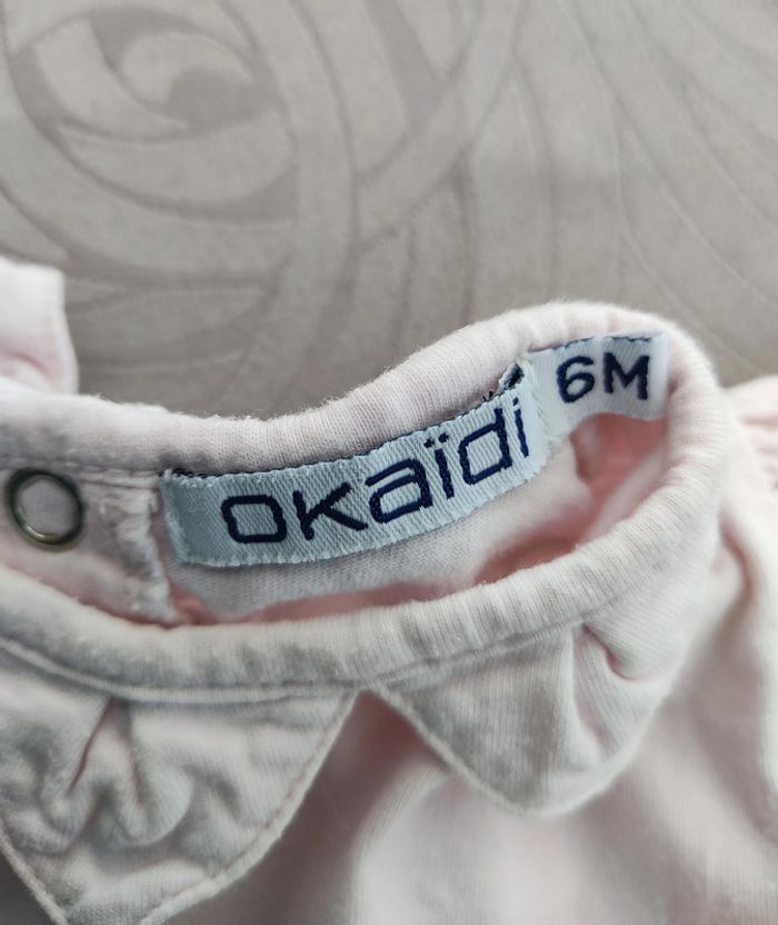 Lot de Tee-shirt 6 mois pressions dos - photo numéro 3