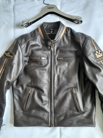 Blouson cuir moto
