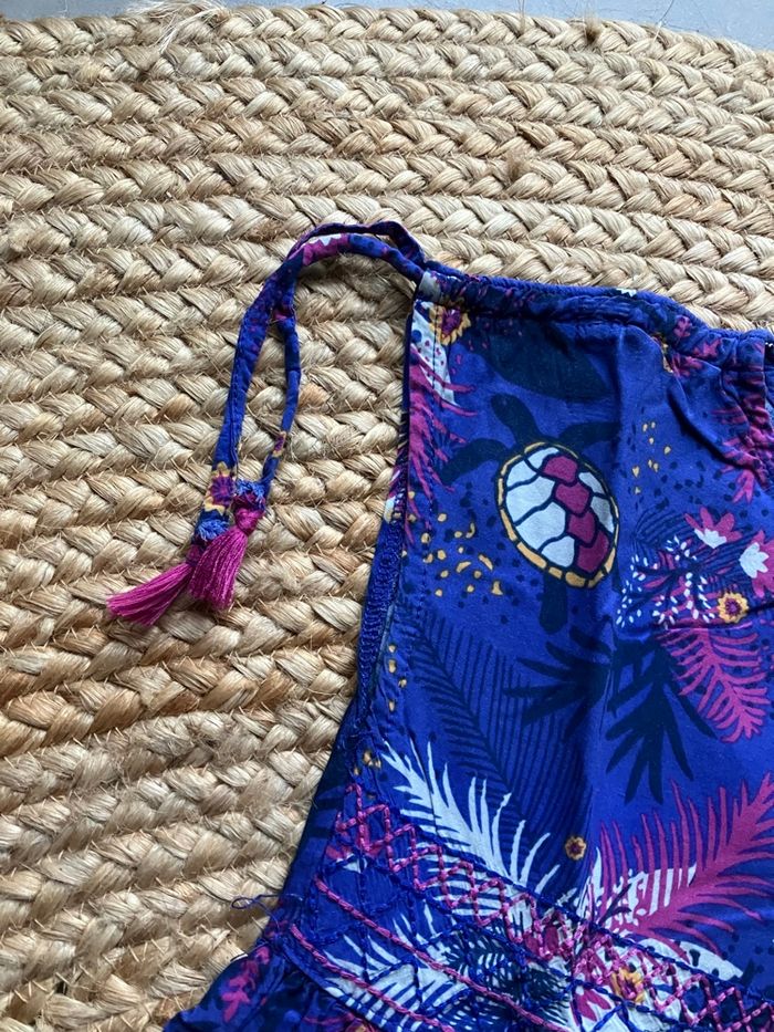 Robe bleue multicolore la Compagnie des Petits 6 ans - photo numéro 2