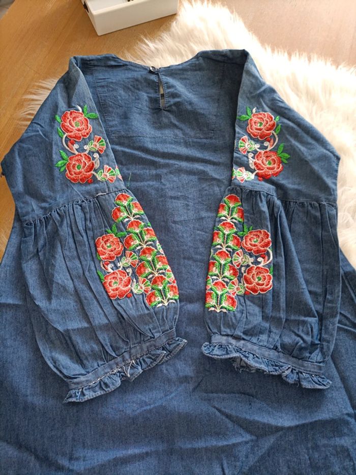 Robe en jean 10ans - photo numéro 8