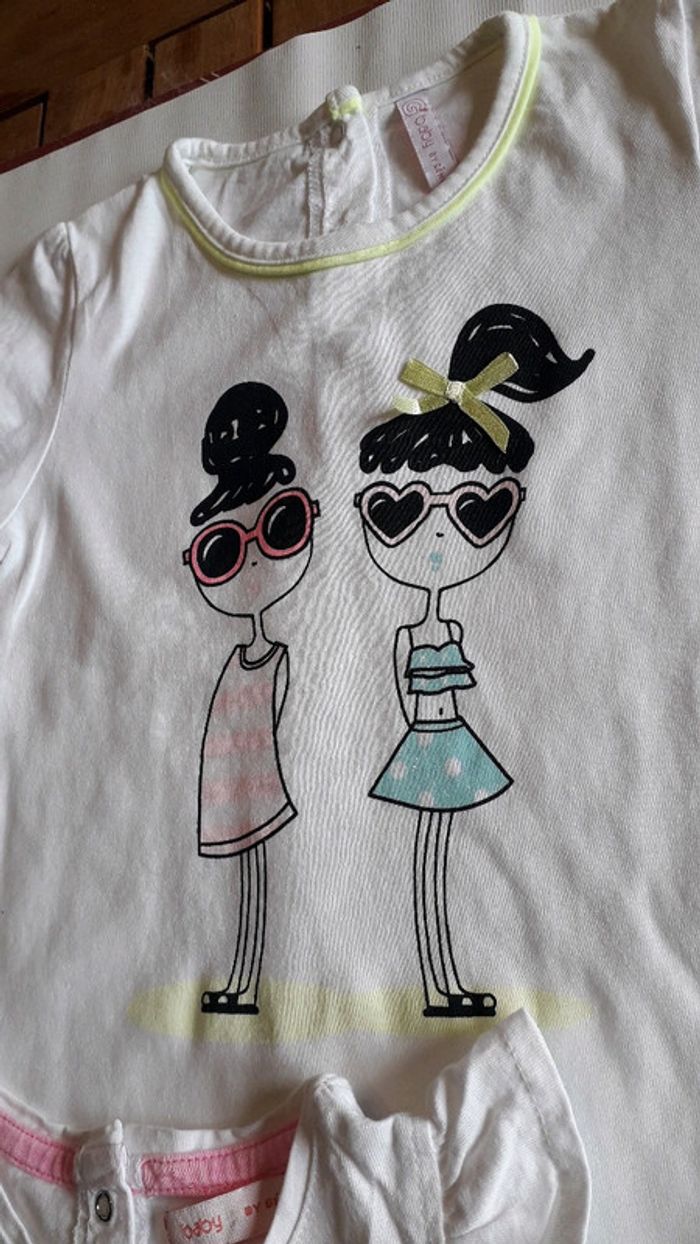 Lot de 4 tee shirts / débardeurs T 3 ans - photo numéro 3