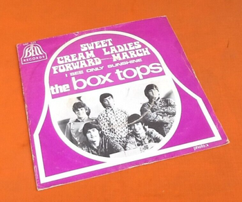 Vinyle 45 tours     The Box tops  Swette Ladies  (1969)