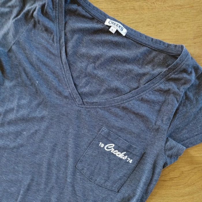 💙 Tee-shirt MC Creeks taille 40 L #emyfleury_40homme - photo numéro 2