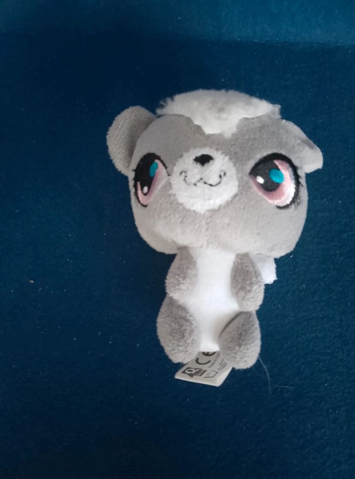 Lot de 3 mini peluches LPS - Littlestpetshop - Petshop - photo numéro 6