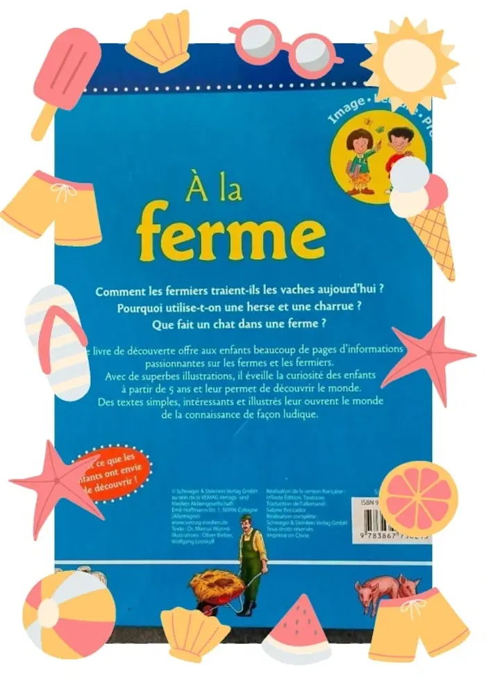 Livre éducatif collection savoir et dévouverte ''A la ferme'' - photo numéro 2