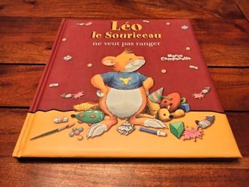 Livre intitulé Léo le souriceau ne veut pas ranger