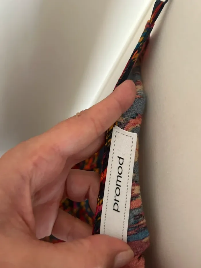 Promod, robe, longue été femme, taille 36 imprimer multicolore - photo numéro 4