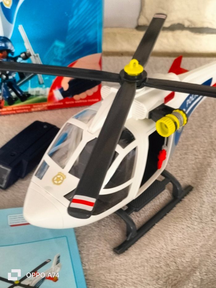 Playmobil 🧡 Hélicoptère de police - photo numéro 3
