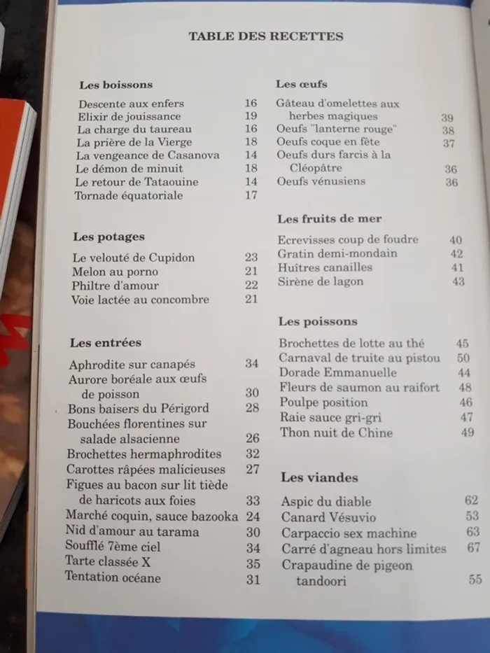 Livre de recettes aphrodisiaques - photo numéro 3