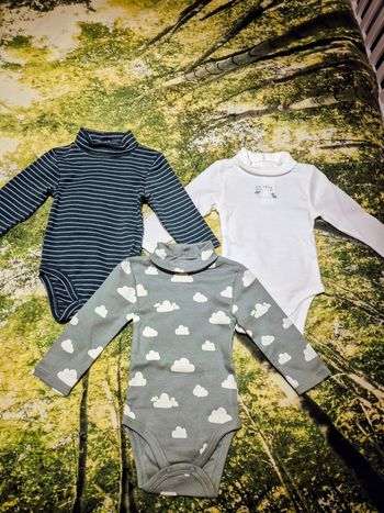 Lot de 3 body bébé garçon 