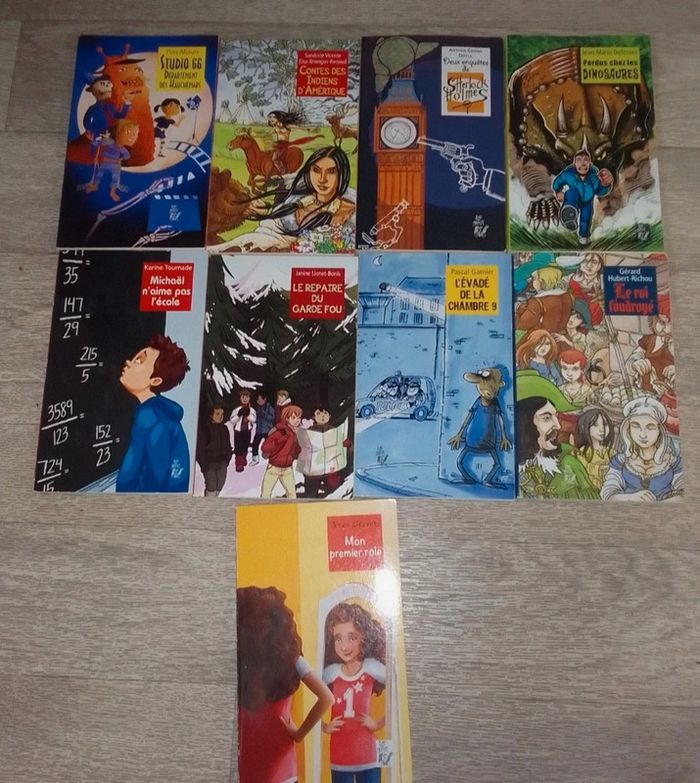 Lot 8 livres 9/10 ans - photo numéro 2