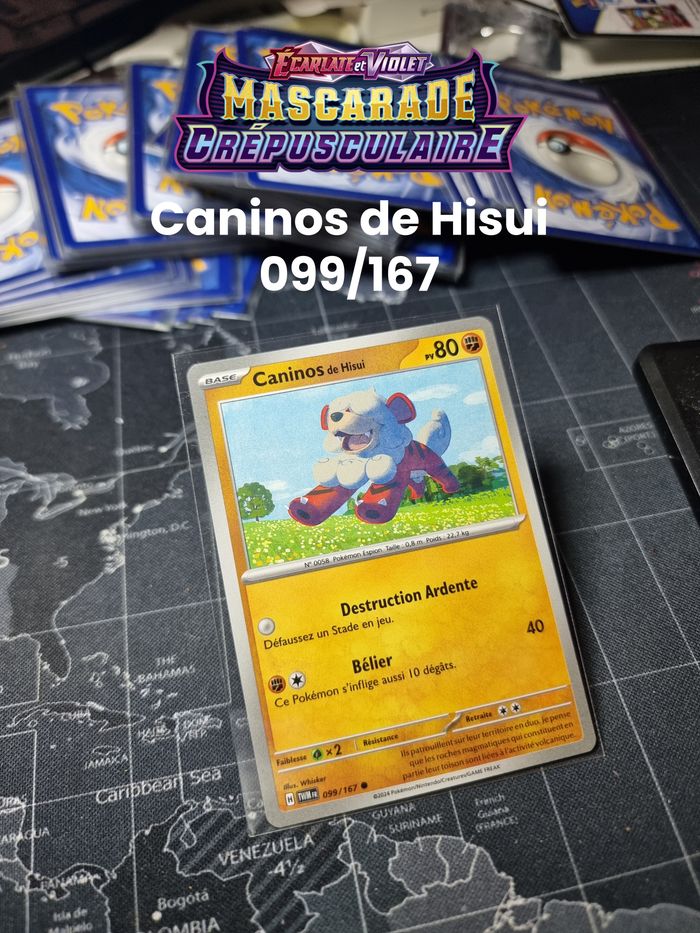 Caninos de Hisui 099/167 – Commune – TWM-FR Mascarade Crépusculaire