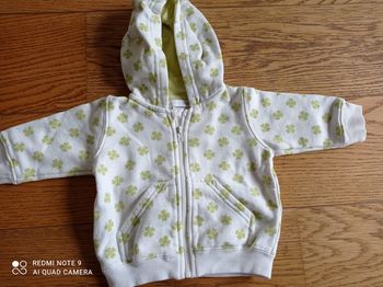 Veste gilet à capuche fille, H&M, taille 3 mois