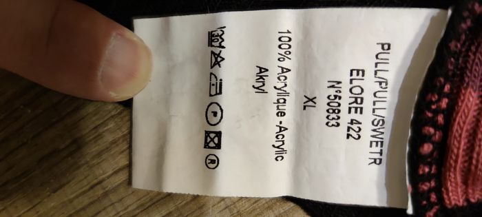 Veste femme Jacqueline Riu taille XL couleur noir, violet et rose - Très bon état - photo numéro 4