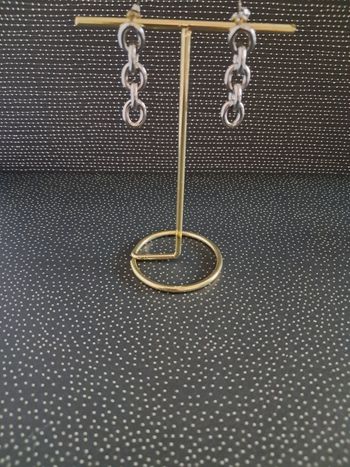 Boucles d oreilles chaînette