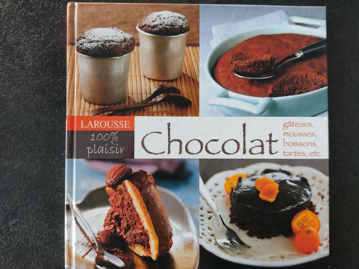 Livre de recettes au chocolat