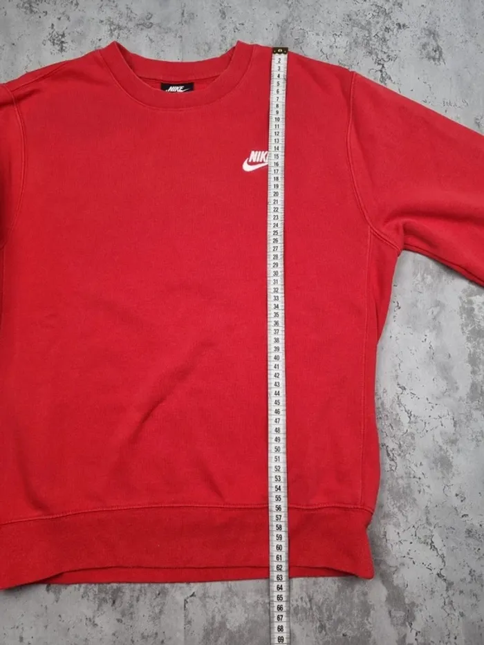 Sweat Nike rouge logo blanc – Taille XS Hommes - photo numéro 10