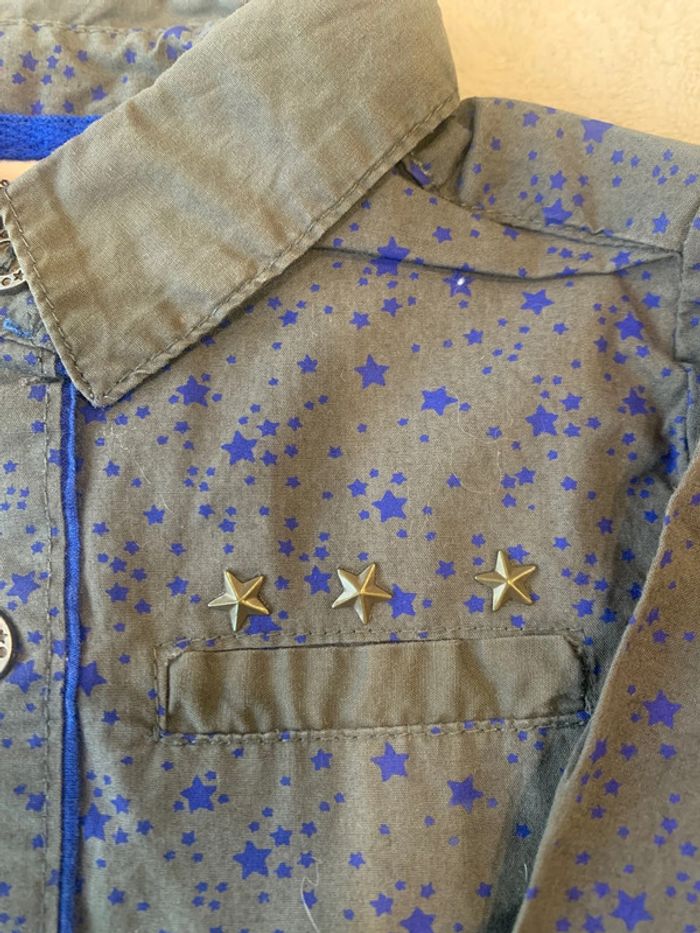 Chemise Tape À L’Oeil Bleu et Gris 2 Ans - photo numéro 3