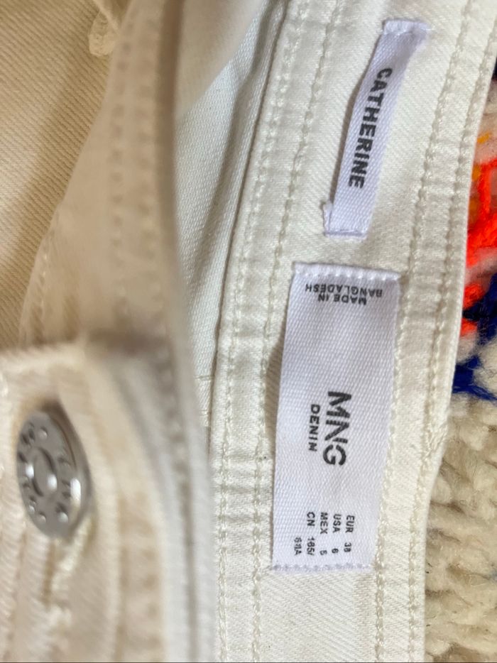 Jean blanc mango neuf - photo numéro 4