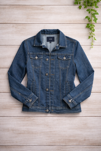 Veste en jean KIABI bleue XS 14 ans