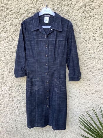 Robe en jean ajustée