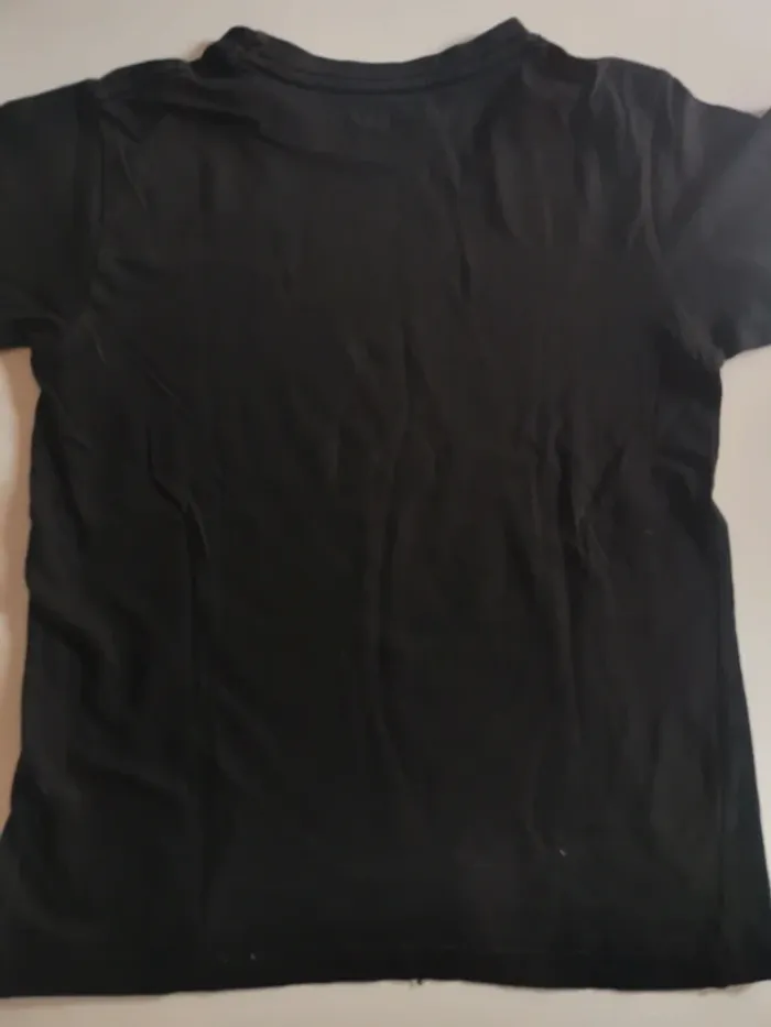 T shirt noir 7-8 ans - photo numéro 4