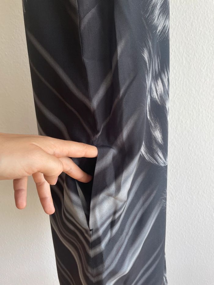 Robe géométrique soie Sportmax - photo numéro 5
