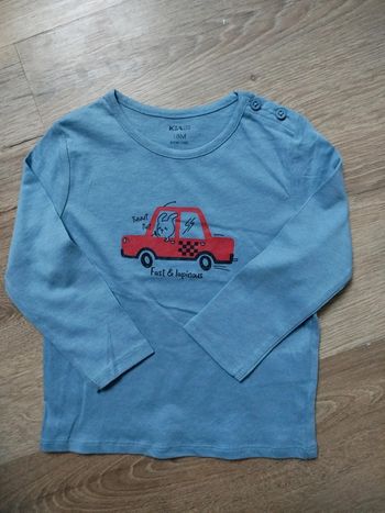 Tee shirt à manches longues garçon 18 mois