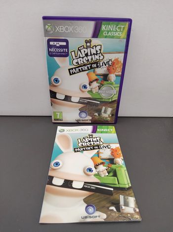 Boîtier les lapins crétins partent en live xbox 360