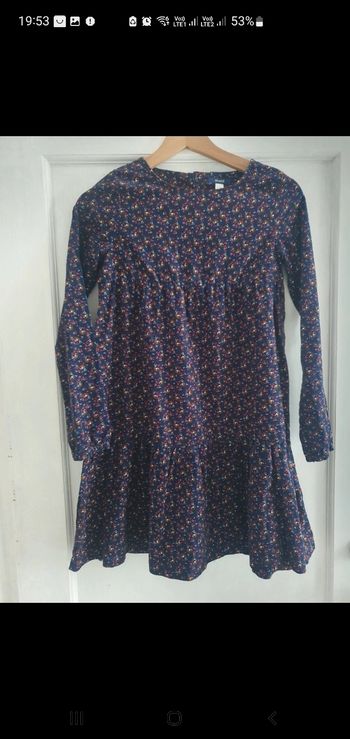 Robe en velours côtelé