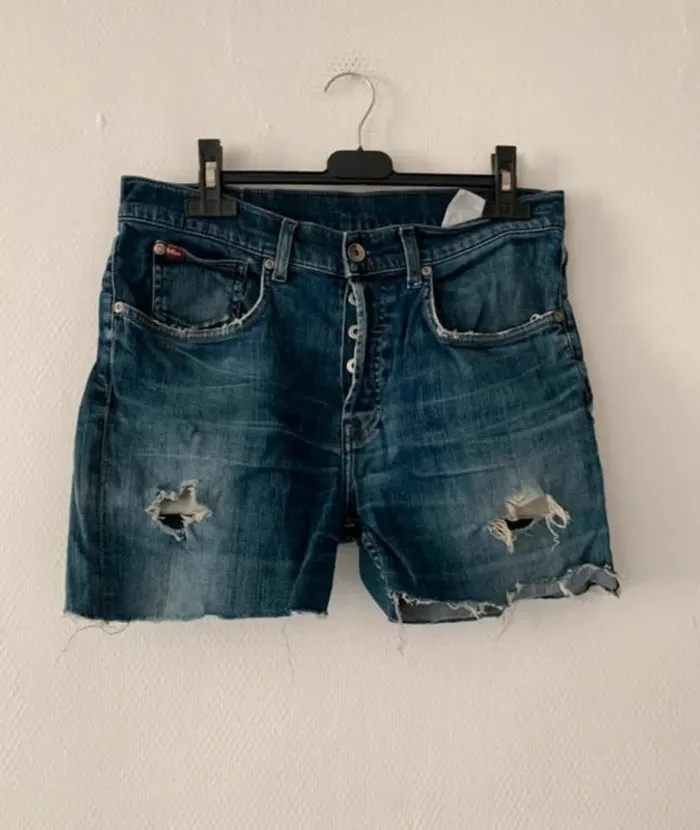 Short en jean Lee Cooper – Homme – Taille 39 - photo numéro 2