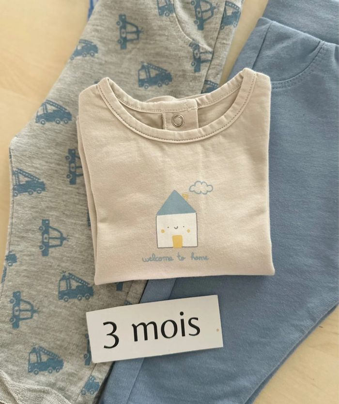 Ensemble pour garçon 3 mois - photo numéro 2