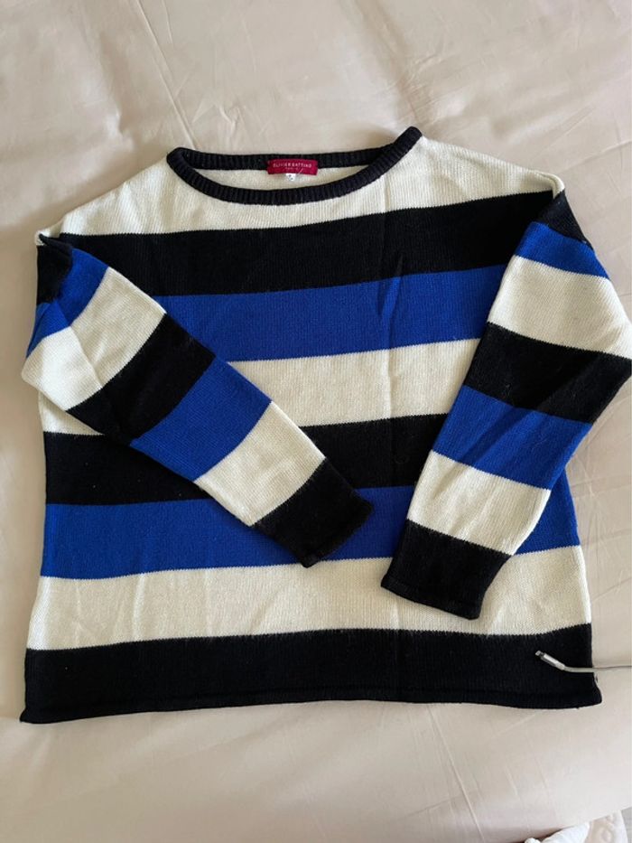 Pull d'été à rayures