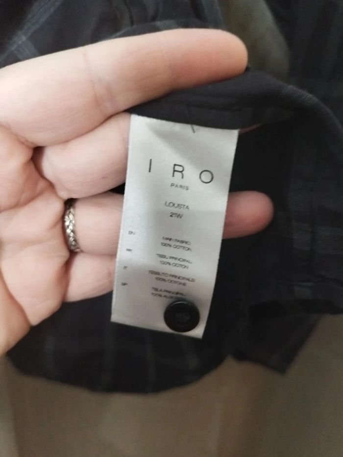 Chemise à carreaux IRO - photo numéro 7