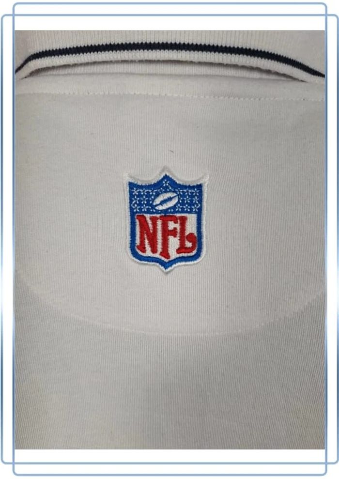 Polo NFL Reebok New England Patriots blanc XL vintage sport (541) - photo numéro 8