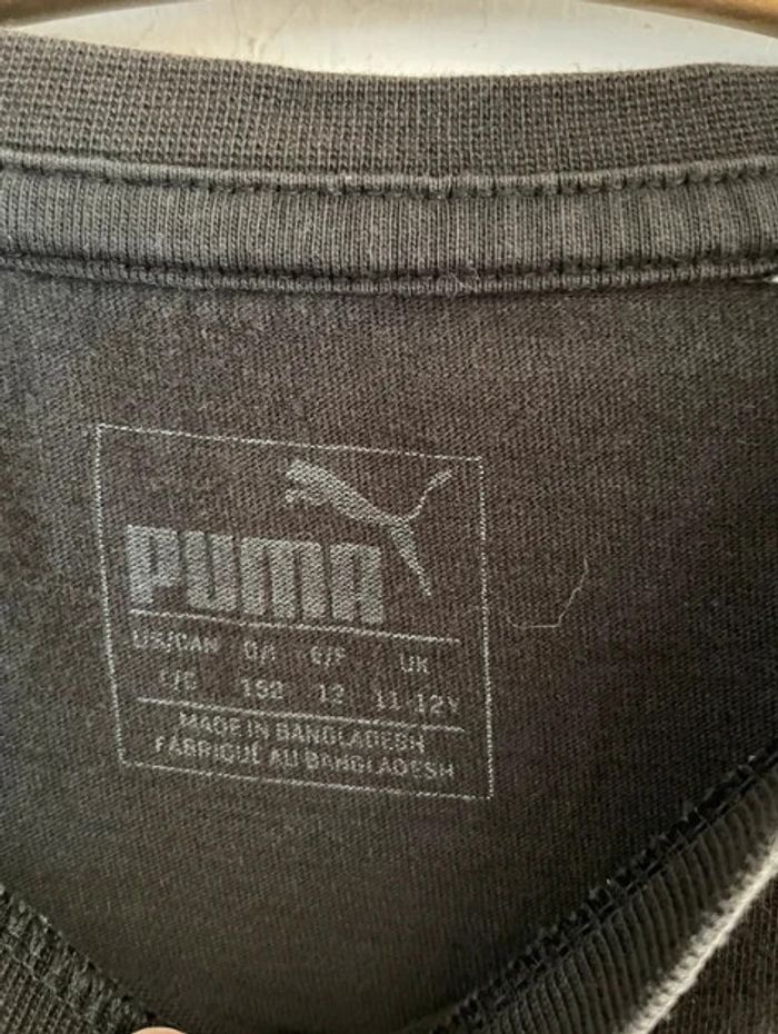 T-shirt manches courtes Puma T12 ans - photo numéro 4