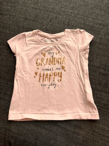 T-shirt rose pailleté