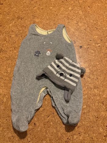 pyjama chaud et bonnet