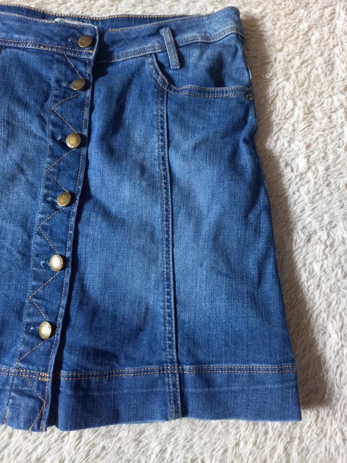 Jupe en Jean Taille 36 / S Pimkie coupe évasée - photo numéro 9