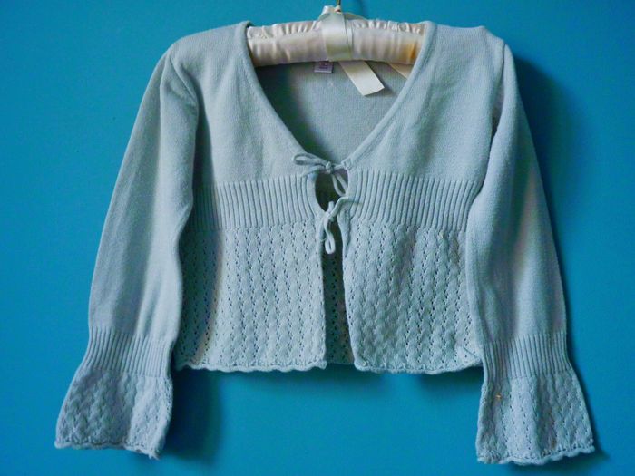 Gilet Fille Vertbaudet 4 ans collection mila blue tres bon état