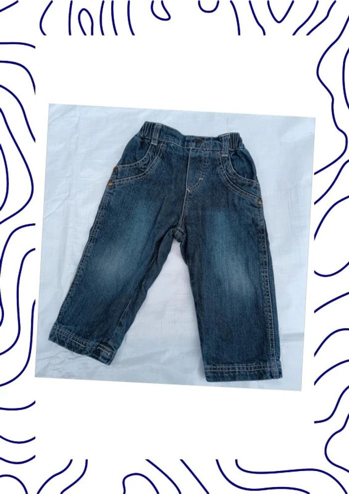 Jeans 12 mois P'tit bisou