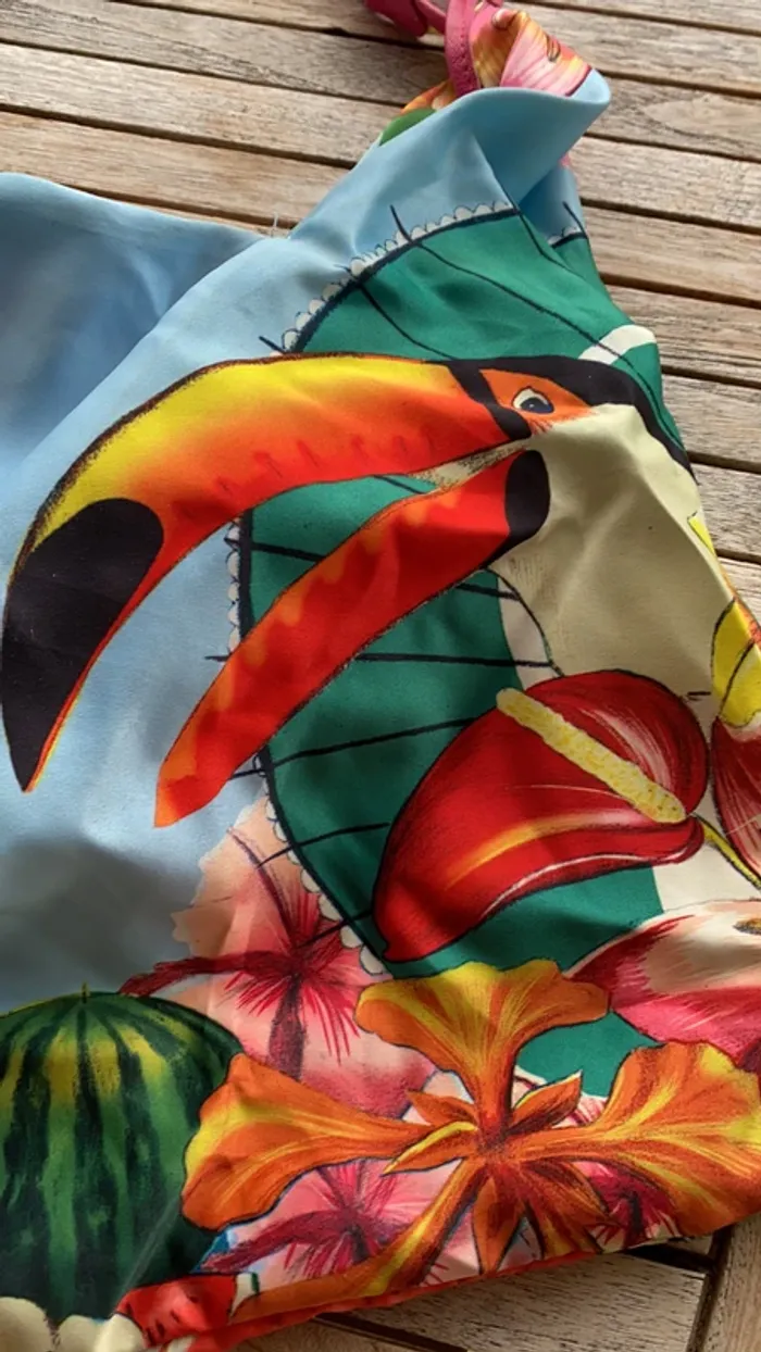 Sac Escada « Born in paradise » en soie - photo numéro 3