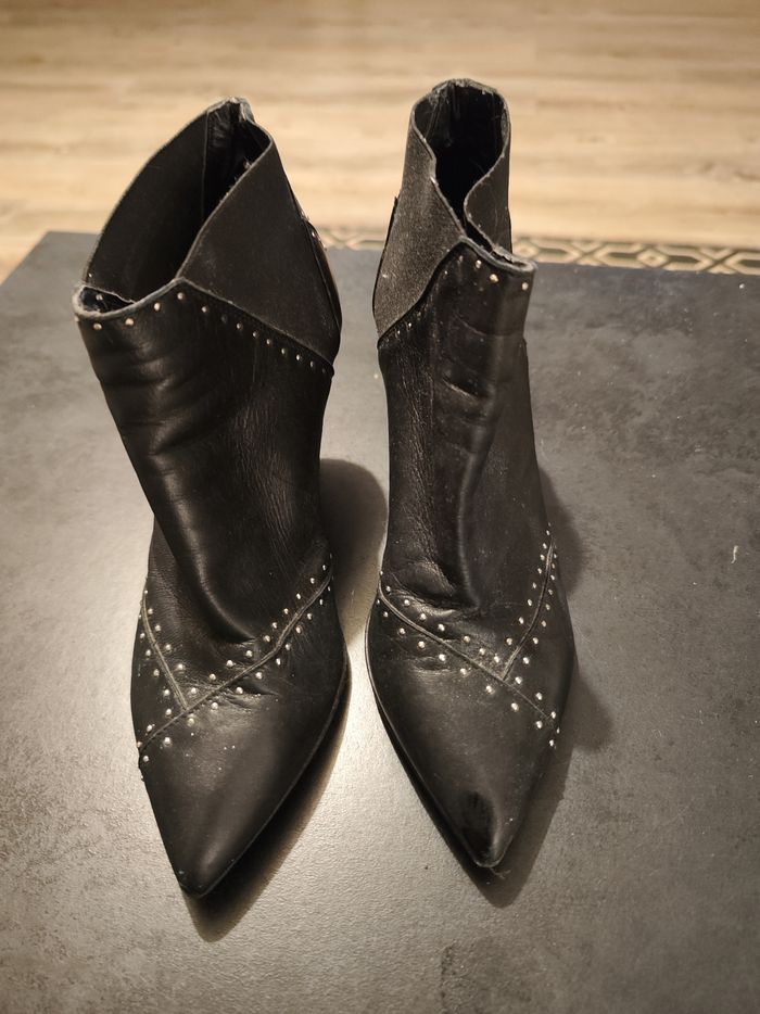 Bottines  cuir san marina