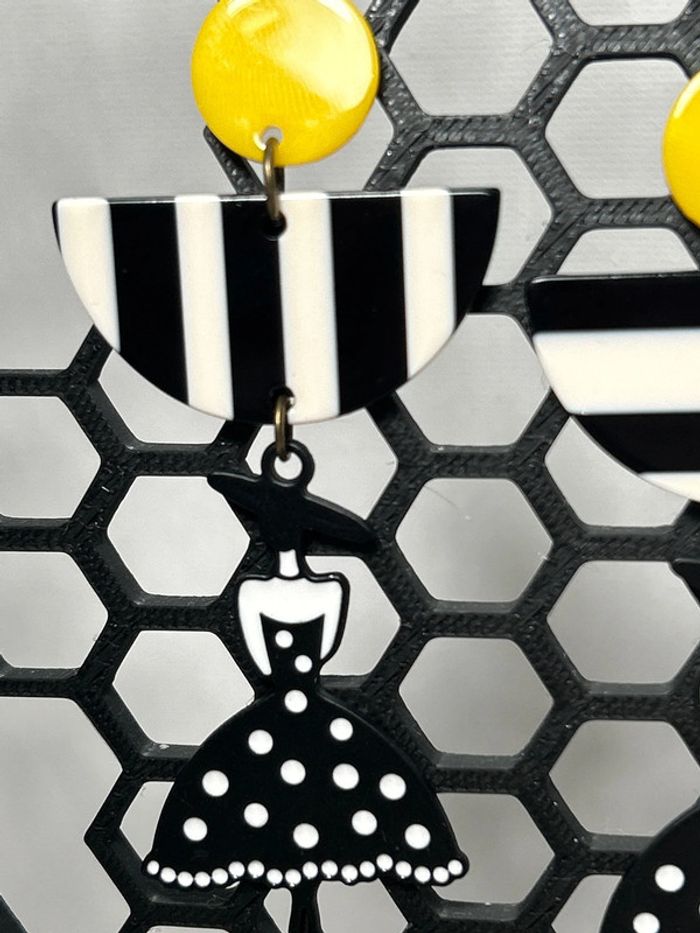 Boucles d’oreilles - Demoiselle 1960 - photo numéro 2