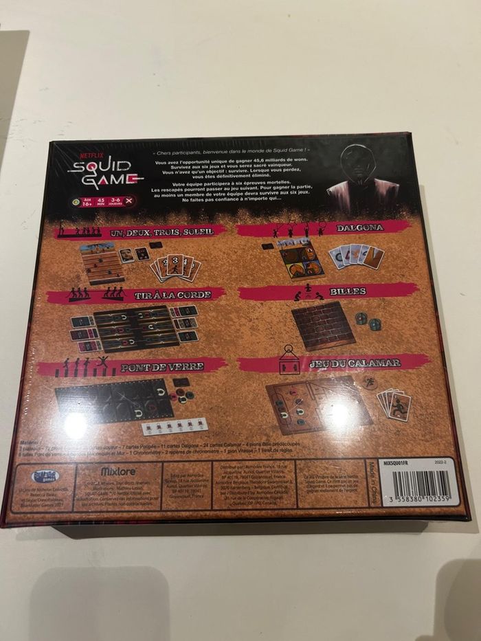 Jeux de société neuf Squid game - photo numéro 2