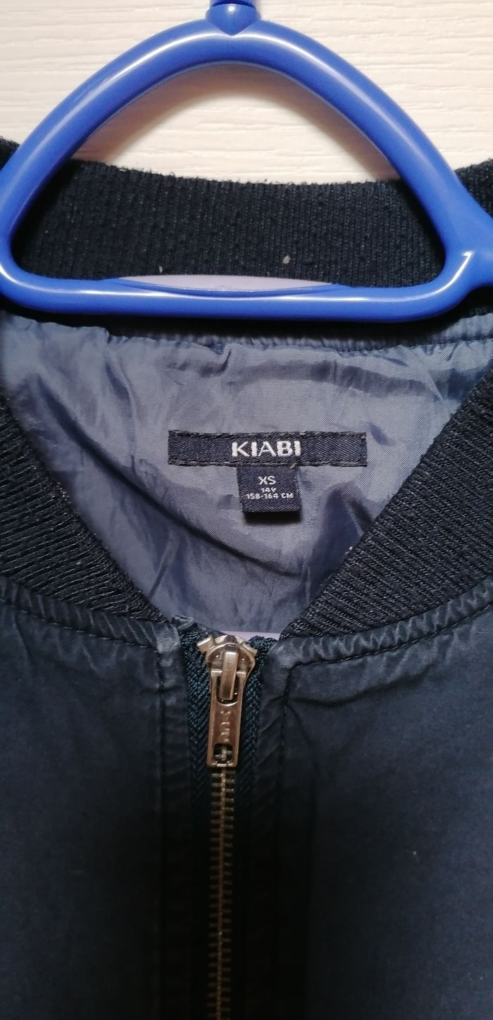 Veste bombers marine kiabi XS - photo numéro 4