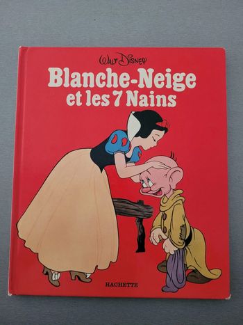 BD livre blanche neige et les sept nains de 1973