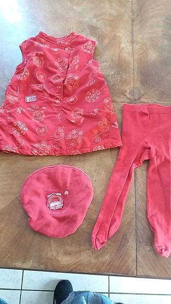 Ensemble 3 pièces fille 18 mois